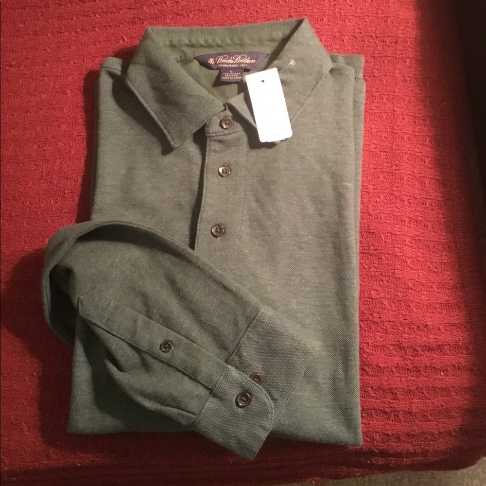 Brooks Brothers long sleeve polo